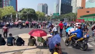 Maestros de la CNTE colapsan vialidades de la Ciudad de México con sus marchas
