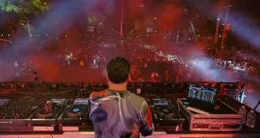 Así se vivió en Reforma la fiesta electrónica que dio la bienvenida a 2026