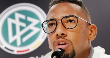Boateng en conferencia de prensa 
