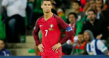 Cristiano Ronaldo lamenta el resultado contra Islandia