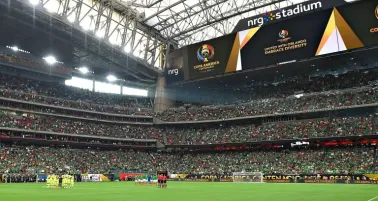 Afición antes de un partido del Tri