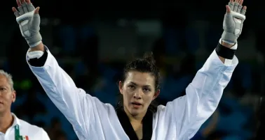 María Espinoza aseguró una medalla más para México en taekwondo