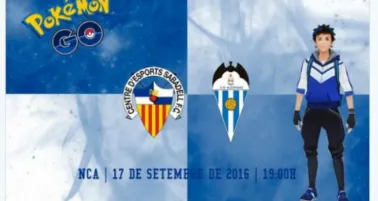 La imagen para promocionar el poképartido