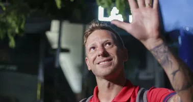 Cristian Menéndez, previo a un juego del Veracruz