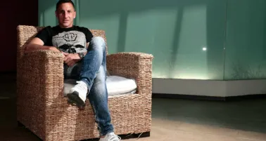 Chaco durante una entrevista