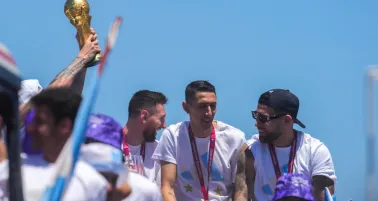 Argentina celebrando su título Mundial