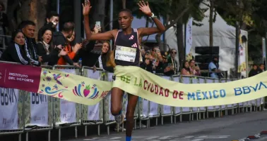 Los participantes keniatas dominaron el Medio Maratón