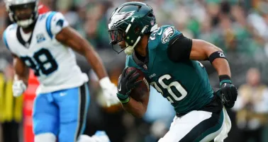 ¡Imparable! Saquon Barkley rompe récord y da la novena victoria consecutiva a Eagles