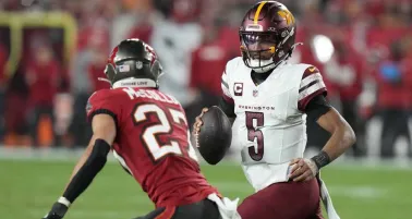 Washington, de la mano de Jayden Daniels, elimina a Tampa Bay y avanza a la ronda divisional