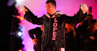 'Lobo' López hizo una entrada con una referencia a la conocida serie