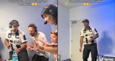 Aldo De Nigris bailó el pasito de su sobrino