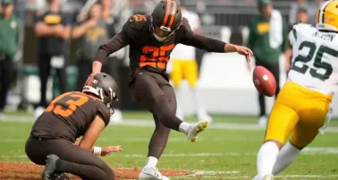 Browns consiguen victoria sobre Packers con agónico gol de campo