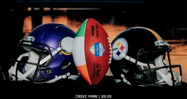 Dublín se prepara para el primer partido de la NFL en Irlanda: Steelers-Vikings