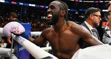 Terence Crawford tras su victoria en Las Vegas