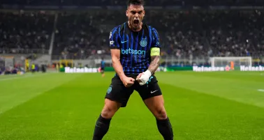 Doblete del 'Toro' Martínez en el Estadio Giuseppe Meazza