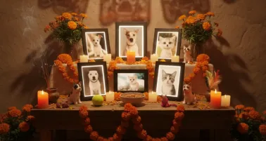 ¿Cuándo se pone la ofrenda para las mascotas en Día de Muertos 2025?