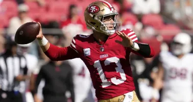 Brock Purdy se perderá su sexto partido consecutivo como titular; aunque podría ser suplente