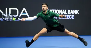 Djokovic vence a Musetti y gana título en Atenas pero se baja de las Finales ATP