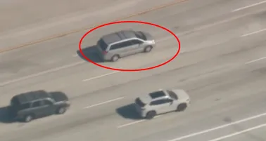 La fugitiva viajaba a más de 145 kilómetros por hora.