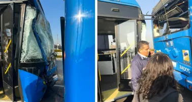 Conductor del Trolebús Elevado se duerme y provoca choque en Santa Martha: 26 heridos