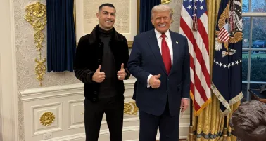 Cristiano Ronaldo visita a Donald Trump en la Casa Blanca