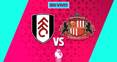 Fulham vs Sunderland EN VIVO Premier League Jornada 12