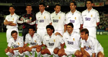 Hugo Sánchez y Óscar Ruggeri en el Real Madrid