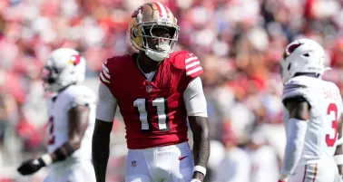 Brandon Aiyuk, con los 49ers