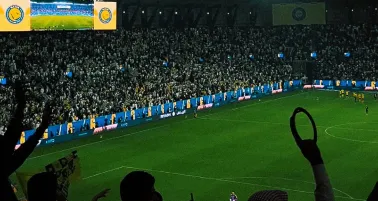 Así se vio desde la tribuna el golazo de CR7