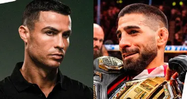 Cristiano Ronaldo e Ilia Topuria