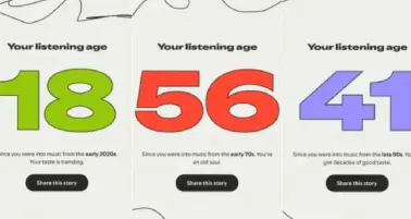 Spotify Wrapped 2025 estrena la “Edad Sonora”: así puedes ver tu resultado