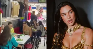 Dua Lipa sorprende al visitar una taquería de San Cosme y comer tacos de bistec en CDMX