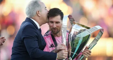 Enorme, Messi: Lionel le dedica el título de MLS a Sergio Busquets y Jordi Alba