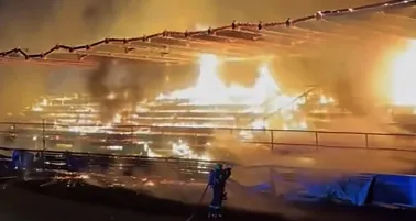 Tragedia en Finlandia: incendian el estadio del histórico FC Haka tras su descenso