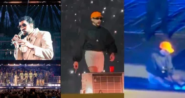 El puertorriqueño complació a sus fans con dos hora de reguetón, salsa y electrónica.