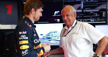 Max Verstappen y Helmut Marko