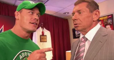 John Cena y Vince McMahon