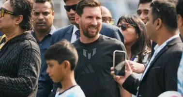 Visita de Lionel Messi a India genera caos y disturbios 