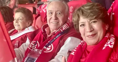 Delfina Gómez, gobernadora del Estado de México, asiste a la Final de Toluca vs Tigres y la tunden en redes sociales