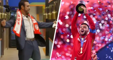 Alberto del Rio, 'El Patrón', festeja bicampeonato del Toluca dentro de La Granja VIP
