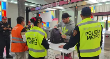 Metro CDMX activa operativo “Cero Pirotecnia” en diciembre y enero