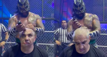 DMT Azul fue el encargado de quitarle el cabello