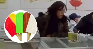 Viral: graban a madre e hija robando paletas de hielo en heladería de Pachuca