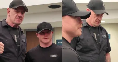 Canelo presenció el show en primera fila