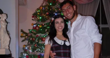 Alana Flores y Sebastián Cáceres comparten en redes como pasaron su Navidad juntos