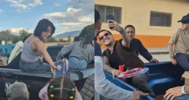 Christian Nodal y Ángela Aguilar: el gesto navideño que causó polémica en redes sociales