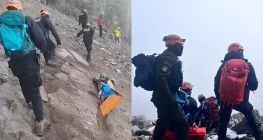 El accidente se reportó desde el pasado domingo.