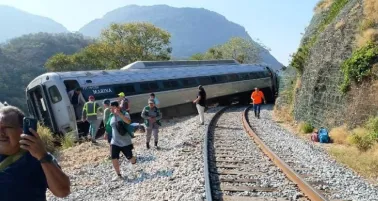 Descarrila el Tren Interoceánico en el Istmo de Tehuantepec