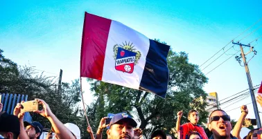 Violencia en el Estadio Sergio León Chávez, previo al Irapuato vs Chivas