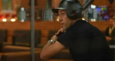 Zamogilny probó suerte en unas jaulas de bateo